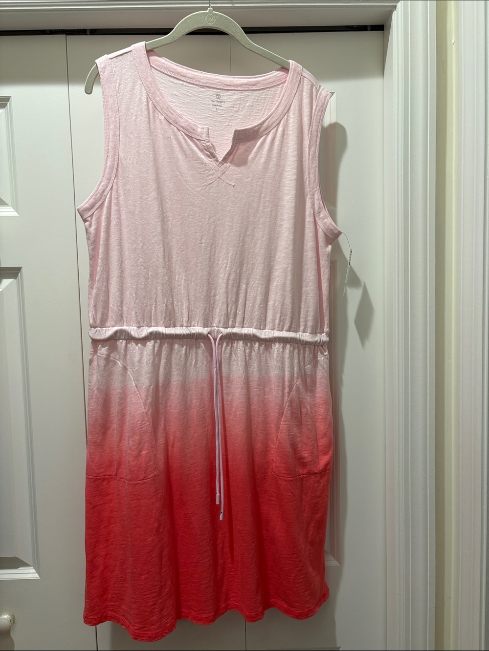 Ladies Sun Dress with adjustable waist. Ombré coloring